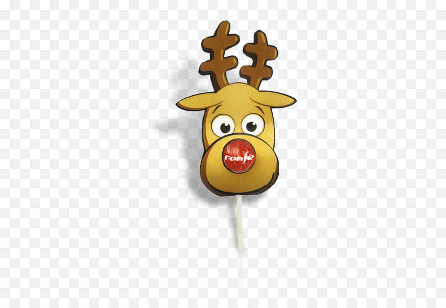 Rudolph Lollipop Customized Advertising And Promotional - Happy Png,Rudolph Nose Png