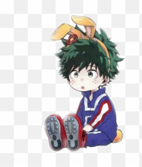 Bokunoheroacademia Midoriya Deku Babydeku Kawaii Animes - Izuku Midoriya Chibi Png,Deku Png