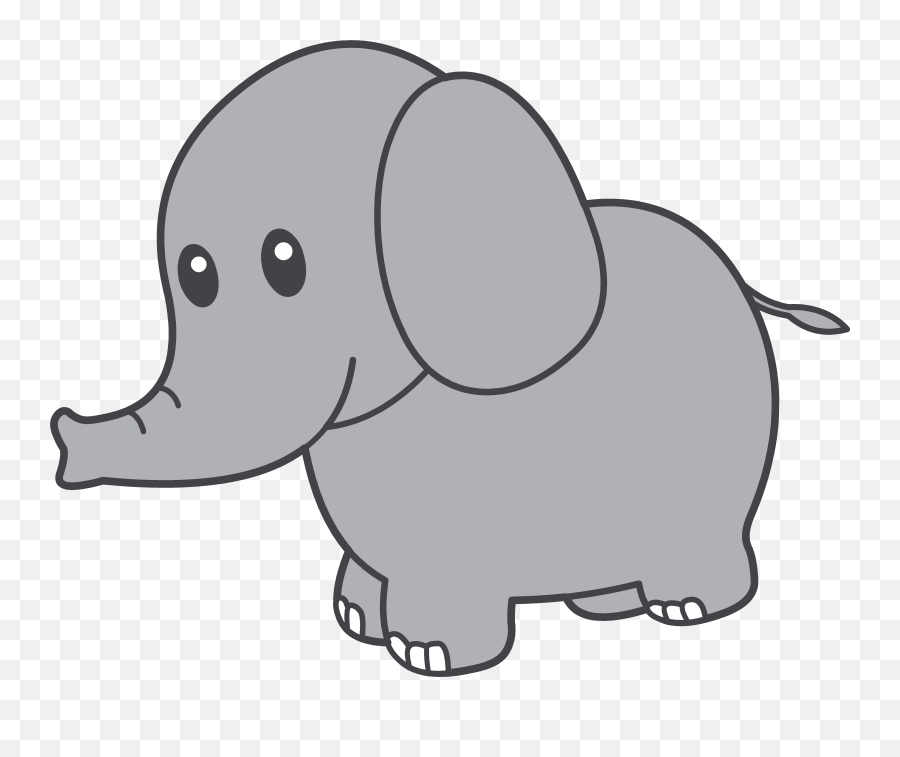 Elephant Clipart Transparent Background - Elephant Clip Art Png,Elephant Transparent Background