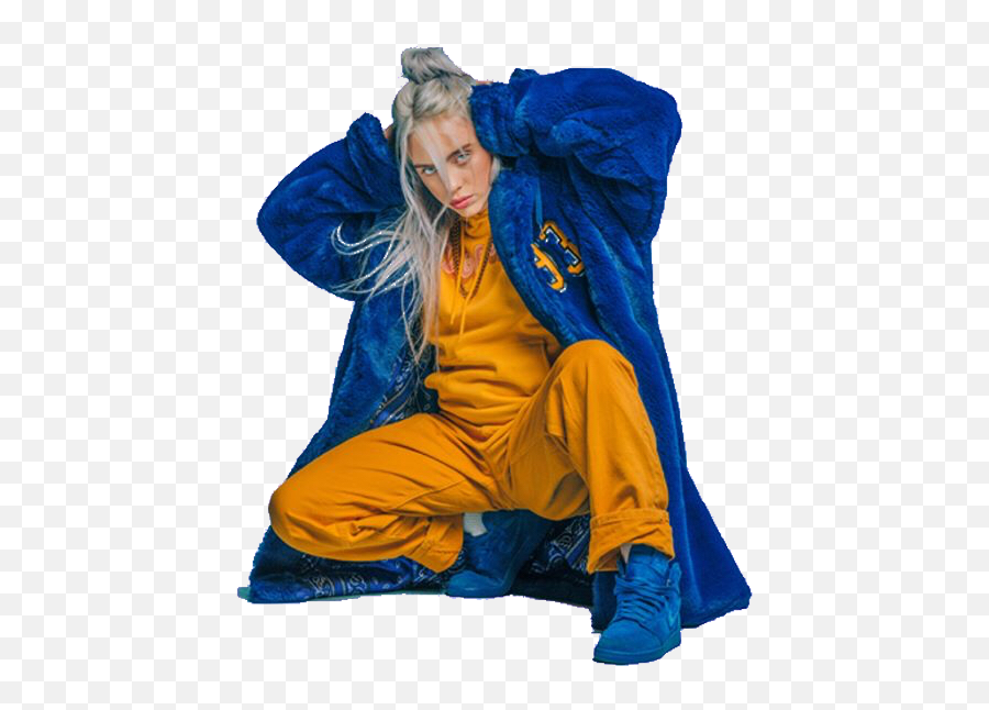 Orange Blue Billie Eilish Polyvore - Billie Eilish Hd Png,Billie Eilish Png