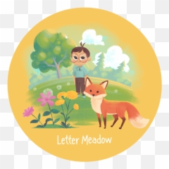 Letter Meadow U2013 Abc Game App For Kids Wonder Bunch - Red Fox png