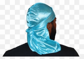 3wp Aqua Blue Silky Du - Rag Scarf Png,Durag Png