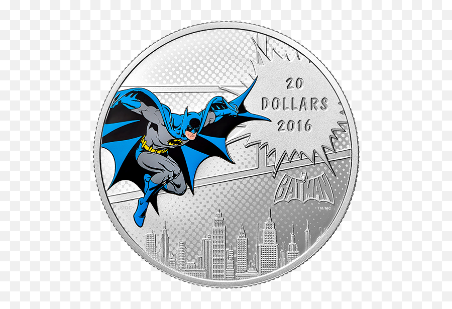 1 Oz - Batman Coin Canada Png,Detective Comics Logo