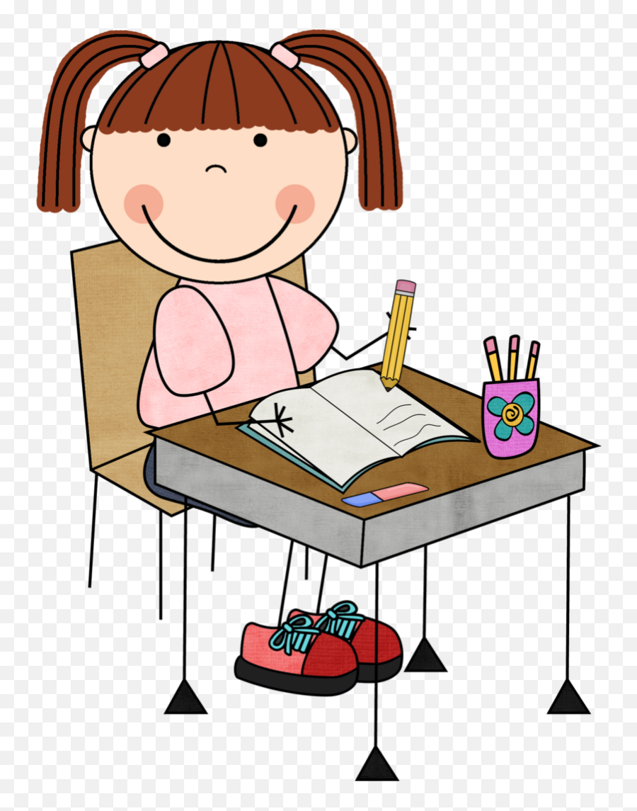 Png Cute Kids Writing Clipart - Cute Kids Writing Clipart,Writing Clipart Png