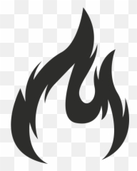 Free Transparent Sticker Png Download - Silhouette Flame Clip Art,Fire Silhouette Png