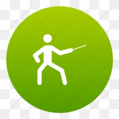 Iconsetc Flat Circle White Green Gradient Sports - Snapchat Circle png