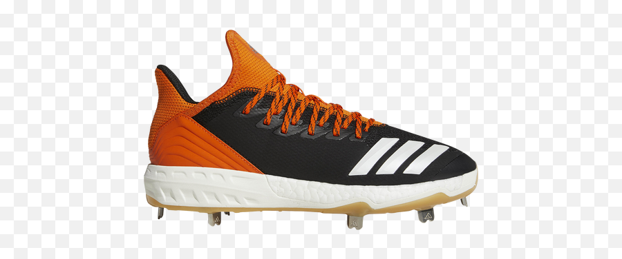 Adidas Boost Icon 4 Gum - Menu0027s Metal Cleats Shoes Black Orange Adidas Baseball Cleats Png,Mets Icon