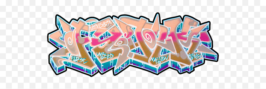 Funk First United Nation Kings Graffiti By Art King 157 Png North 11th Street San Jose Ca Portable Battery Charger - Art,Graffiti Art Png