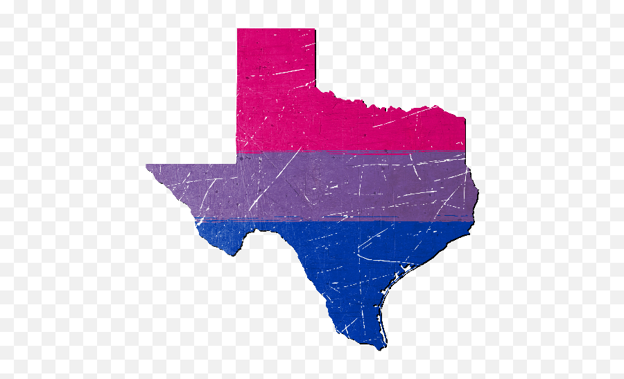 Texas Silhouette Bisexual Pride Flag - Available On Amazon Texas State Color Png,Texas Flag Png