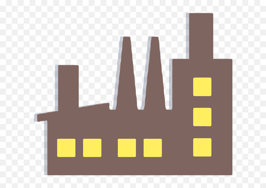 Factory Building Vector Clipart Sticker - Clipart Factory Building Png,Industry 4.0 Icon