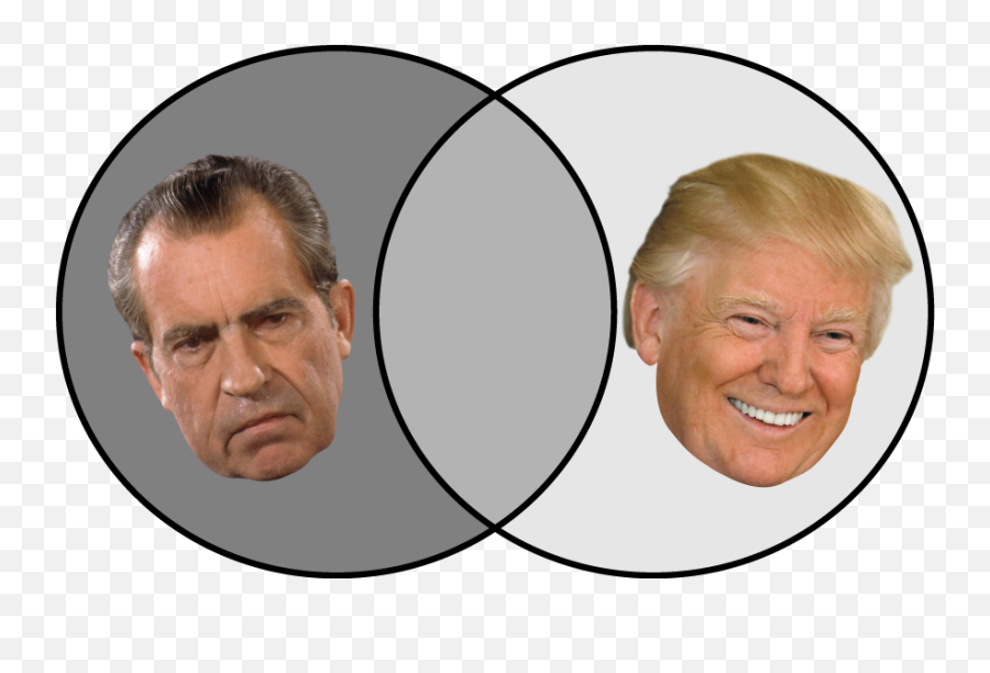 Trump Vs Nixon A Look - Nixon And Trump Comparison Png,Donald Trump Head Transparent