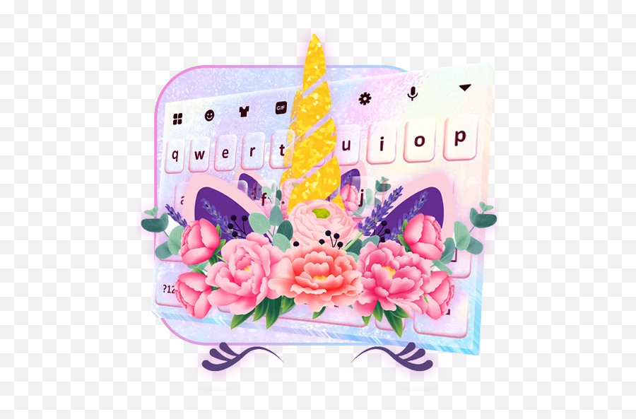 Glisten Unicorn Pinky Keyboard Apk 15 - Download Free Apk Girly Png,Pretty Unicorn Icon