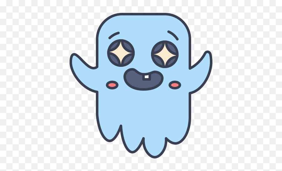 Happy Ghost Free Icon Of Trick Or Treat - Fictional Character Png,How Do I Delete A Ghost Icon On Desktop