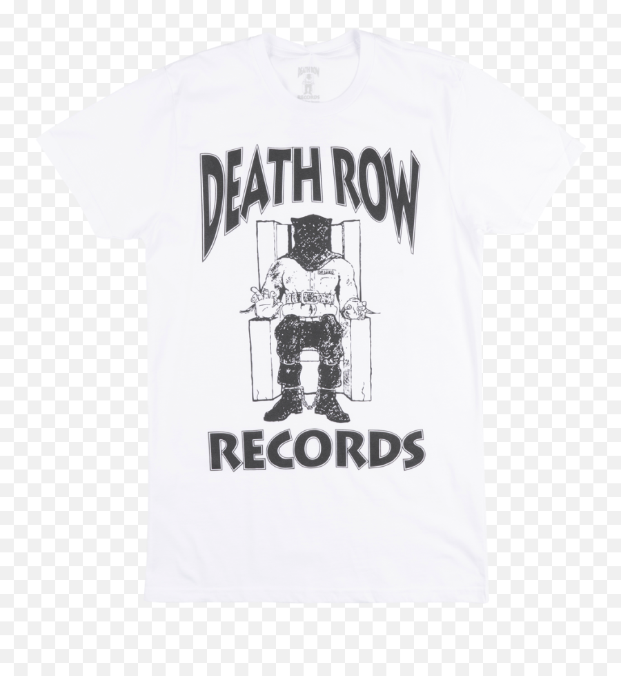 Menu0027s White U0027death Row Recordsu0027 T - Shirt Deathrow Png,Death Buddy Icon
