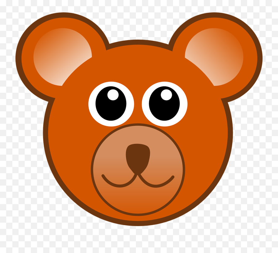 Teddy Bear Head - Teddy Bear Face Cartoon Png,Bear Head Png