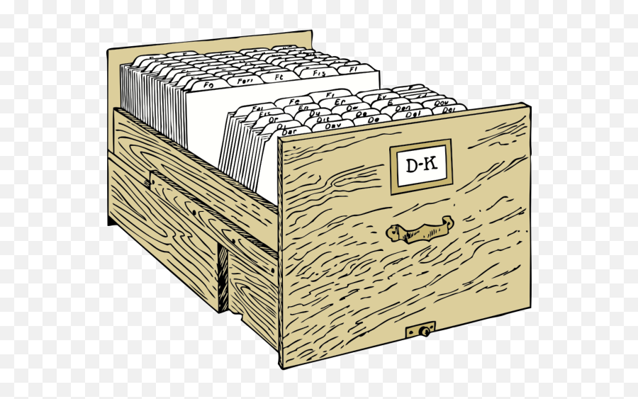 File Cabinet Drawe Png Svg Clip Art For Web - Download Clip 3 Kinds Of Card Catalog,File Cabinet Icon