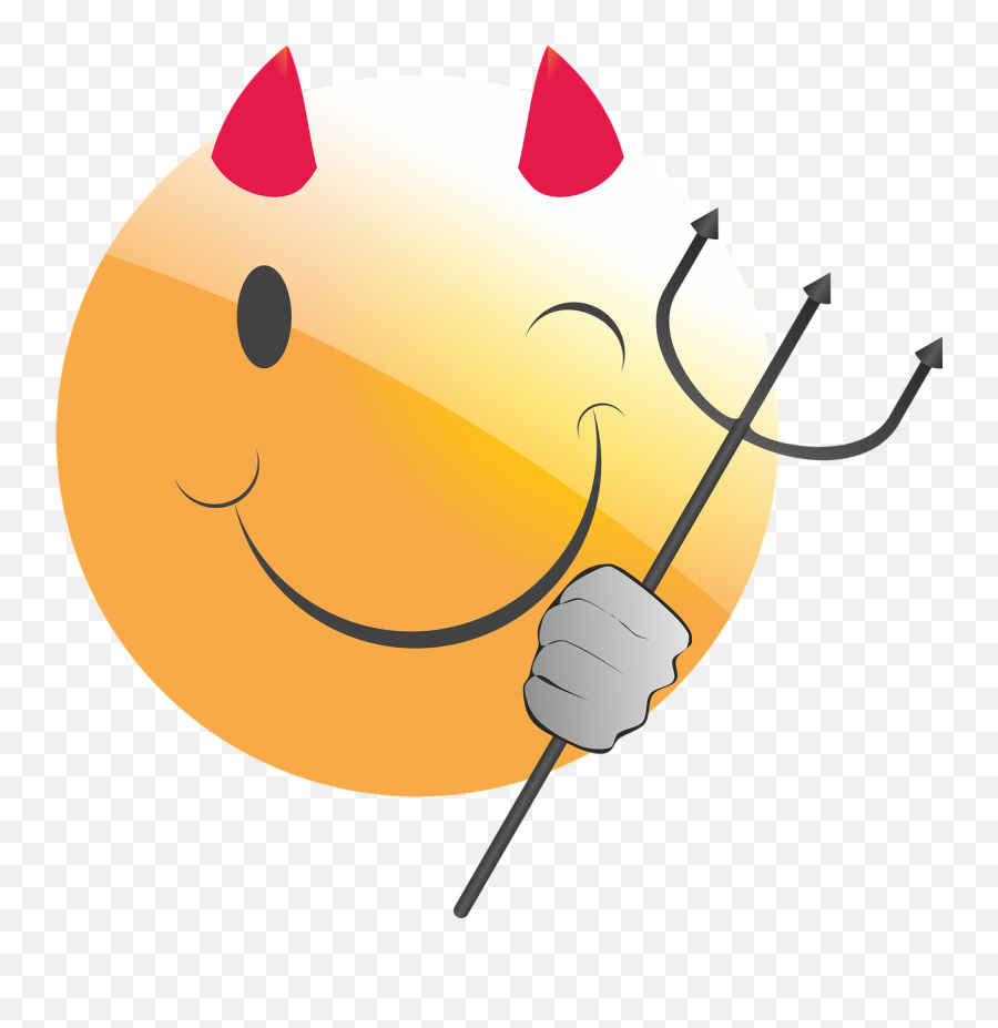 Emoticon Smiley Devil - Smiley Devil Png,Devil Emoji Transparent