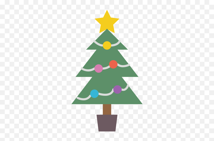 Christmas Tree Seedling Xmas Icon - Noel 2d Shape Christmas Png,Seedling Icon