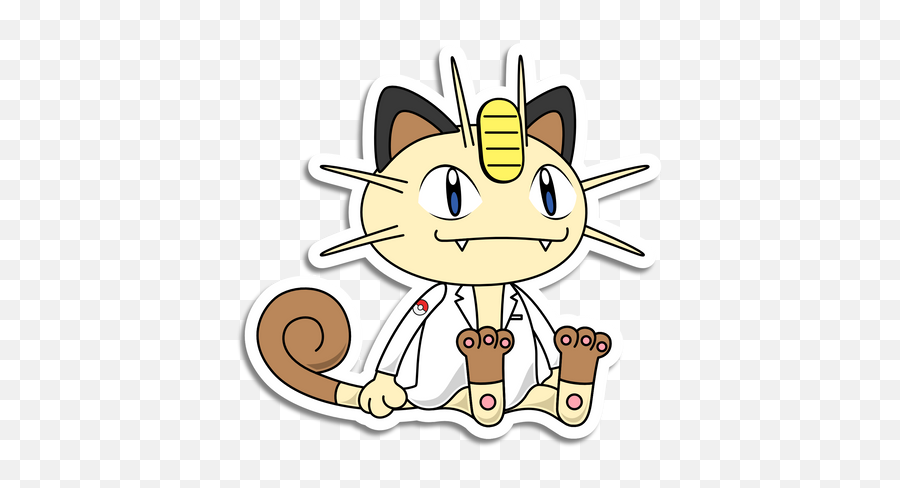 Stickers U2013 Vincent Chan Vinpin - Fictional Character Png,Meowth Icon