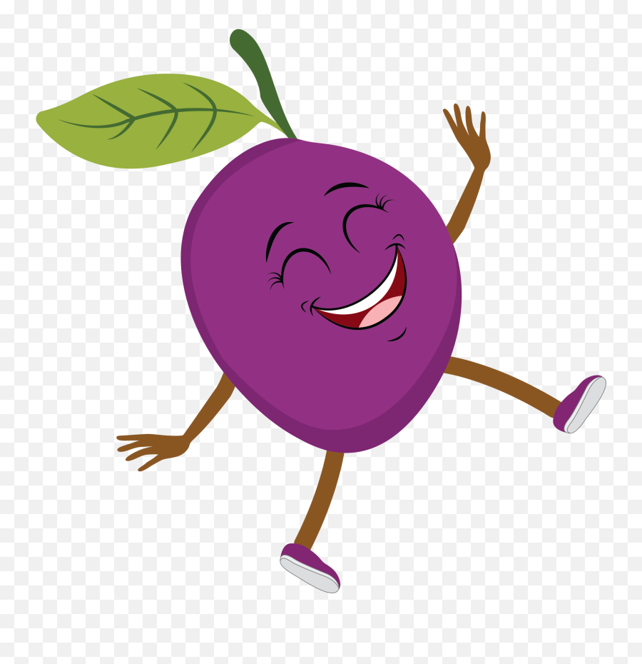 Kawaii Fruits Plum Cute Design Graphic By Soe Image - Happy Png,Plum Icon