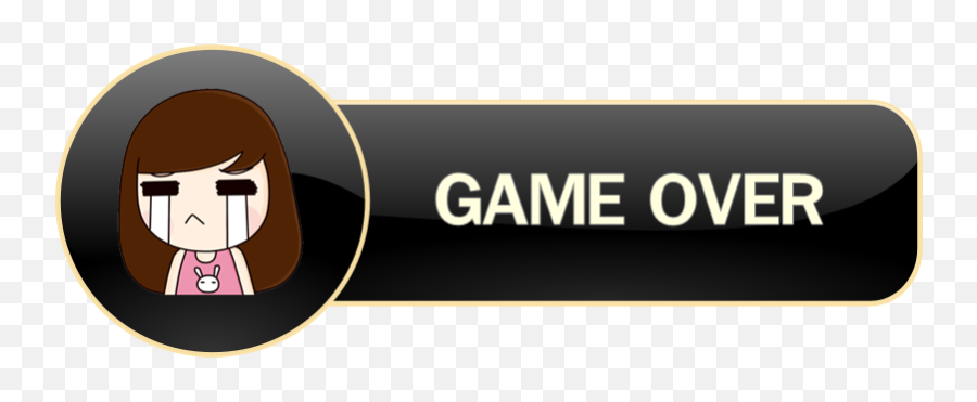 Button Game Over Png Transparent - Png Game Over Button,Game Over Png