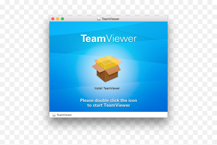 Remote Access - Teamviewer Installation For Mac U2013 Brief Double Click The Icon To Start Teamviewer Png,Remote Start Icon