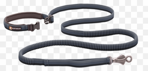 Roamer Bungee Running Dog Leash Ruffwear - Granite Gray png