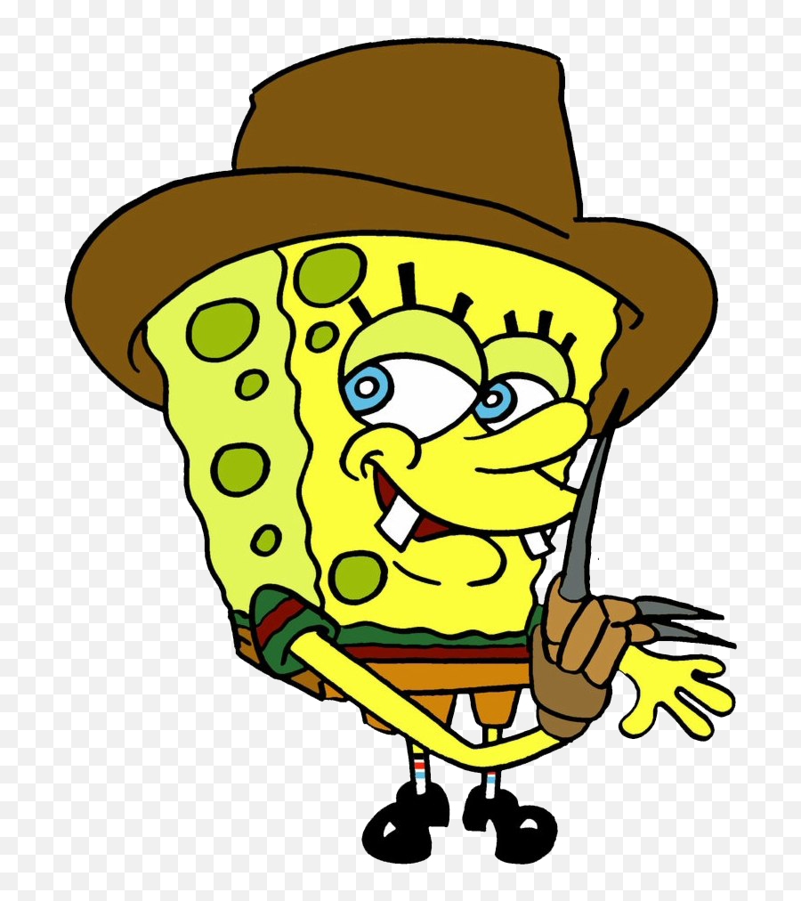 Spongebob Squarepants Background Png - Freddy Krueger Cartoon Drawing,Spongebob Face Png