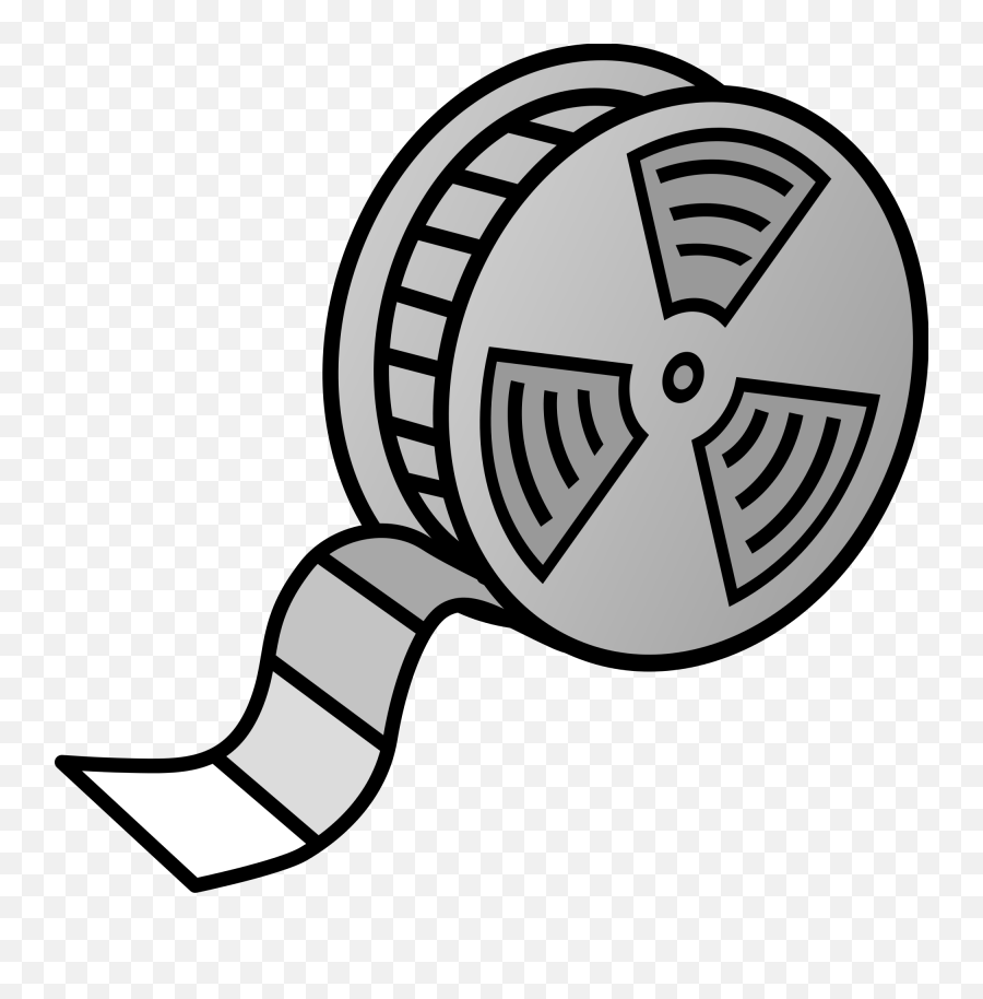 Film Reel - Film Clipart Black And White Png,Film Reel Png