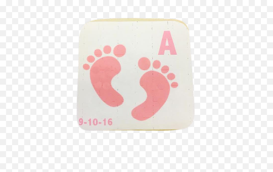 Download Hd Custom Baby Cookies - Pink Baby Feet Clipart Pink And Blue Footprints Png,Baby Feet Png