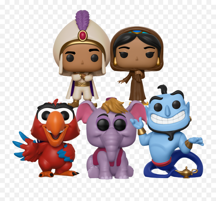 Aladdin - Aladdin Genie Funko Pop Full Size Png Download Funko Pop Genie With Lamp,Genie Png