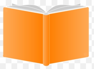 Download Open Book Cover Png Image With No Background - Orange Clipart