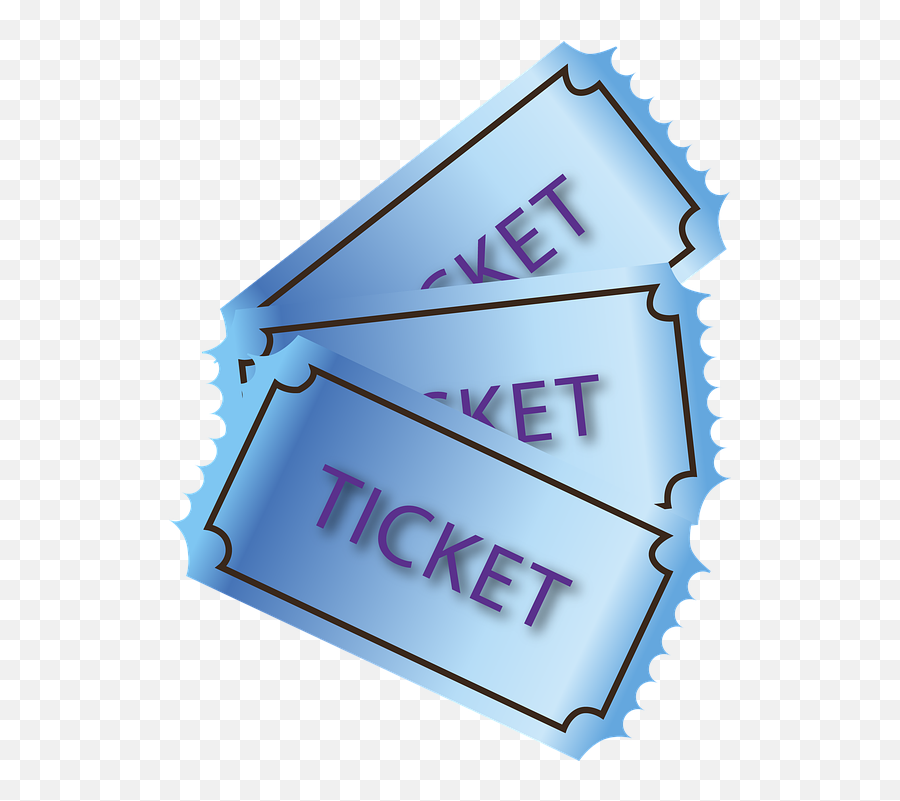 Raffle Clipart 2 Ticket Transparent Free - Transparent Background Tickets Clipart Png,Raffle Png