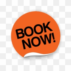 Orange Book Now Sticker Transparent Png - Stickpng Book Now Png,Orange Circle Png