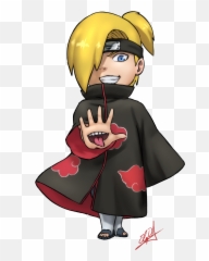 Deidara Chibi By Elvisdavid - Deidara Chibi Png,Chibi Png