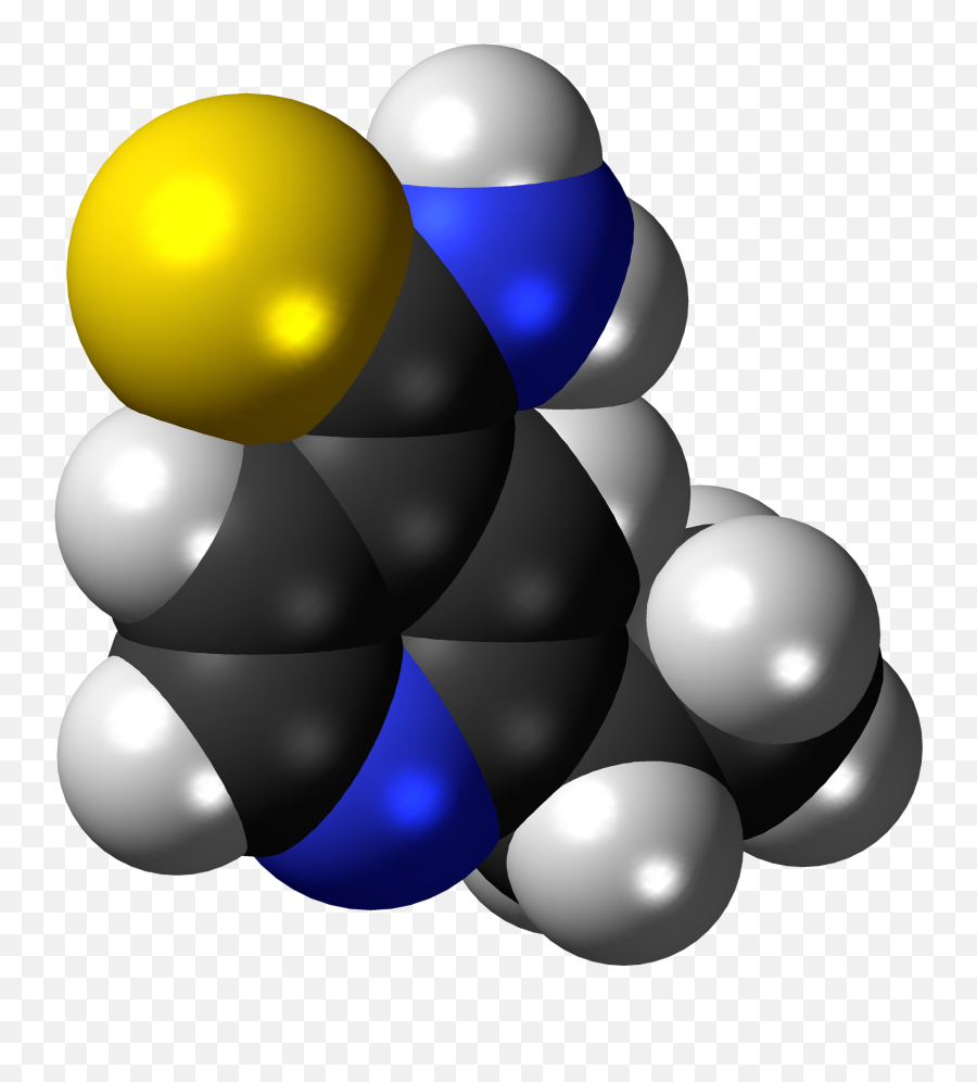 Fileethionamide 3d Spacefillpng - Wikimedia Commons Balloon,Nami Png