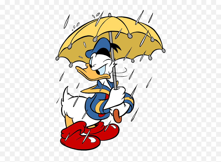 Disney Daisy Umbrella Png U0026 Free Umbrellapng - Donald Duck Under Umbrella,Daisy Duck Png