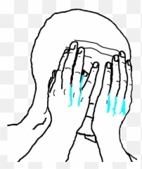Wojak Feels Guy Stickers For Telegram - Short Girl Problems Vs Short Men Problems Png,Wojak Png