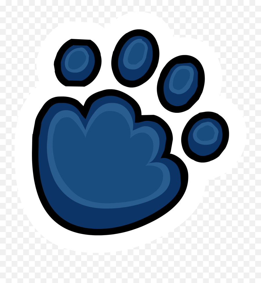 Polar Paw Print Pin Club Penguin Online Wiki Fandom Png