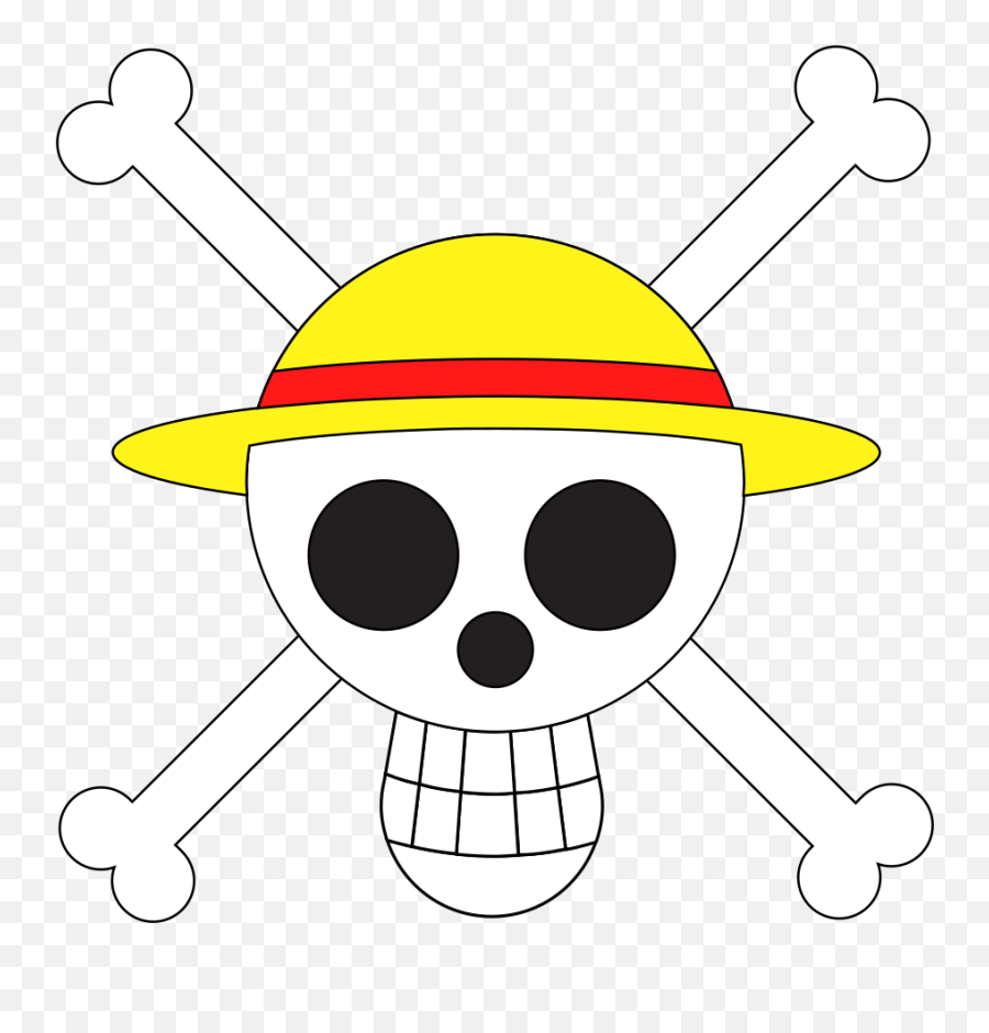 Strawhat Crew Jolly Roger - Straw Hat Jolly Roger Png,Jolly Roger Png