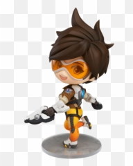 Download Hd Overwatch Nendoroid Tracer - Tracer Overwatch Nendoroid Transparent Png,Overwatch Tracer Png