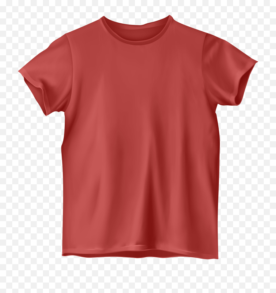 Red T Shirt Png Clip Art - Transparent Background Purple Shirt Clipart,Black T Shirt Template Png