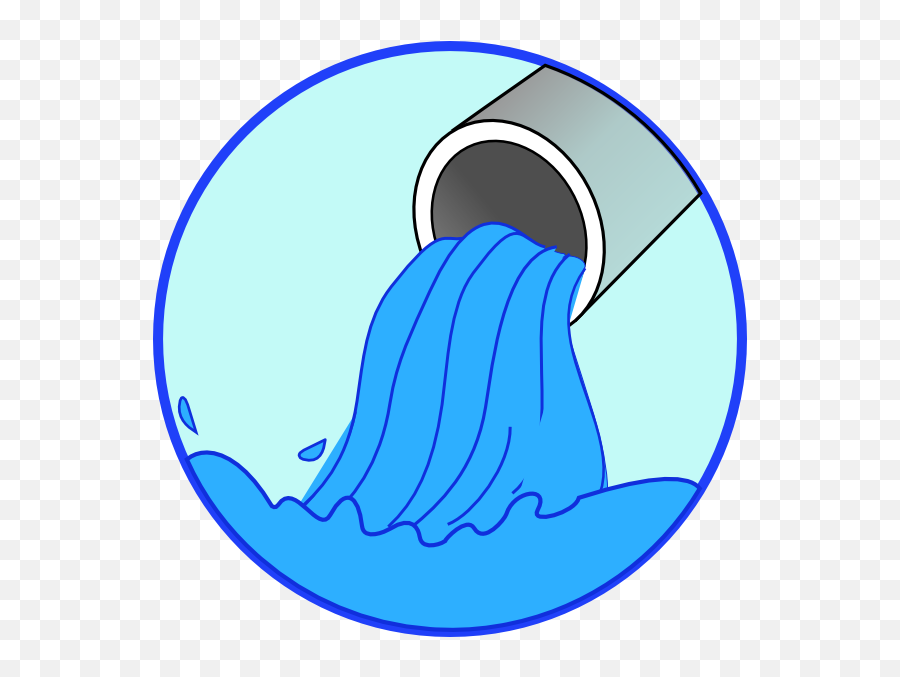 Pouring Water Clip Art - Waste Water Clipart Png,Cartoon Water Png