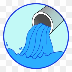 Pouring Water Clip Art - Waste Clipart png