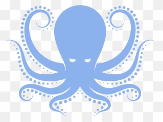 Octopus Clipart Tentacle - Transparent Background Logo Png