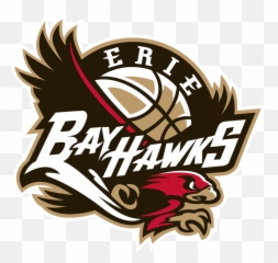 Erie Bayhawks Primary Logo - Red Basketball Design png