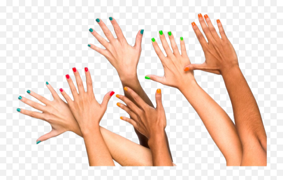 Transparent Background Female Hand Png - Hands With Nails,Arm Transparent Background