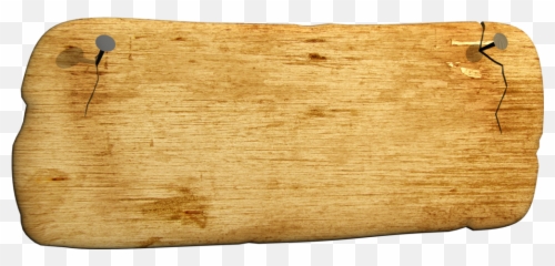 Wood Plank Sign Png Free Library - Transparent Background Wooden