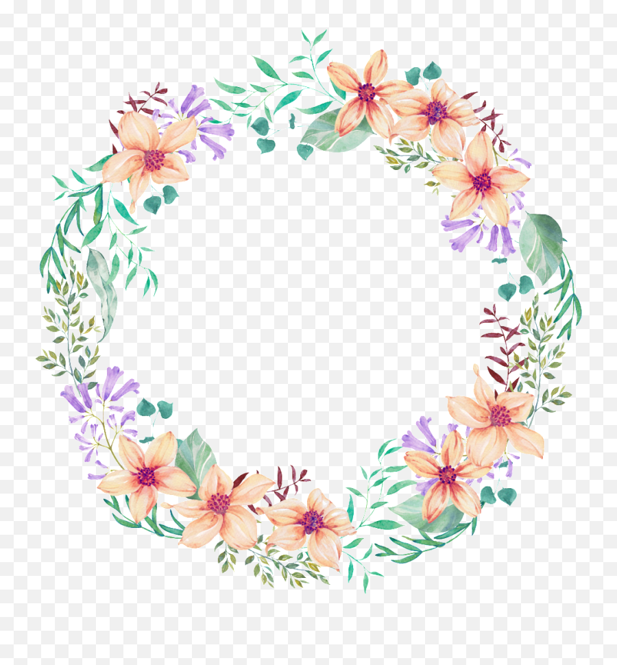 Download Hd This Backgrounds Is Rich Flower Garland Cartoon Png