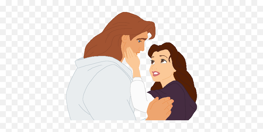 Beauty And The Beast - 8136907 Cartoon Beauty And The Beast Belle Transparent Png,Beauty And The Beast Transparent